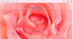 Desktop Screenshot of faircake.co.uk