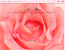 Tablet Screenshot of faircake.co.uk